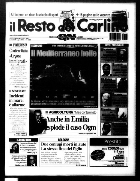 Il Resto del Carlino : giornale dell'Emilia
